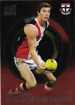 2011 Select AFL Infinity - Best & Fairest #BF13 Lenny Hayes Front